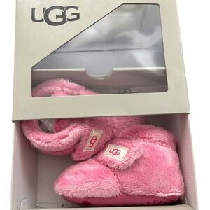 Baby Pink Ugg' Bixbee Washable Slip On Crib Shoes